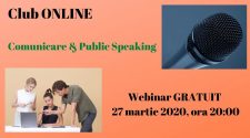 webinar gratuit comunicare si public speaking