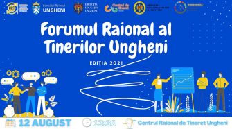 CRT Ungheni invită tinerii să participe la Forumul Raional al Tinerilor din Ungheni, 2021
